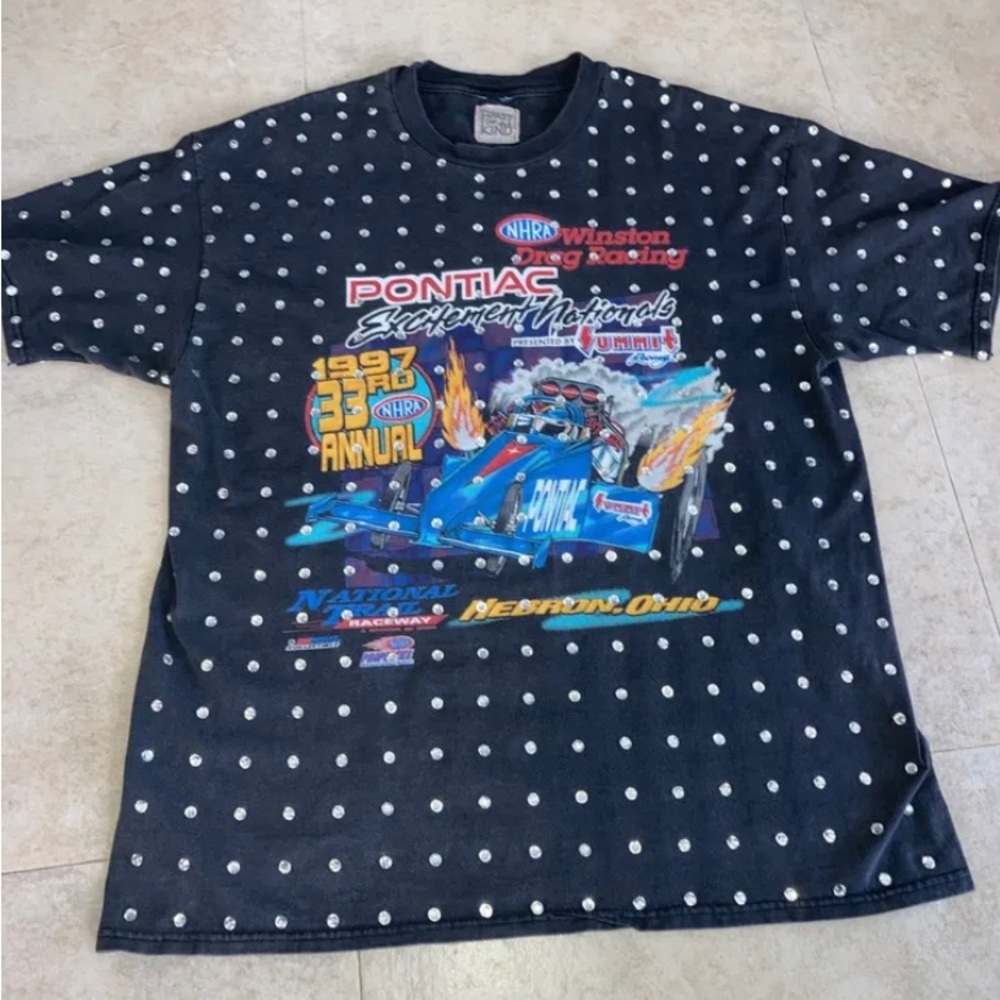 vintage furst of a kind rhinestone tee